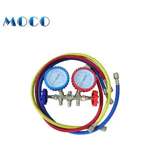 Với 2 Năm Bảo Hành R134a Ac Manifold Đo Áp Suất Dụng Cụ Đo R134a R404a R410a Lạnh Bộ Phận 36 "60" 72"