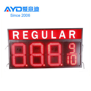 Hotcake 16inch 7 đoạn <span class=keywords><strong>LED</strong></span> hiển thị điện tử thẻ tín dụng thường xuyên không dây Wifi trạm xăng giá <span class=keywords><strong>LED</strong></span> Đồng Hồ thời gian dẫn đăng ký - Product Image 3