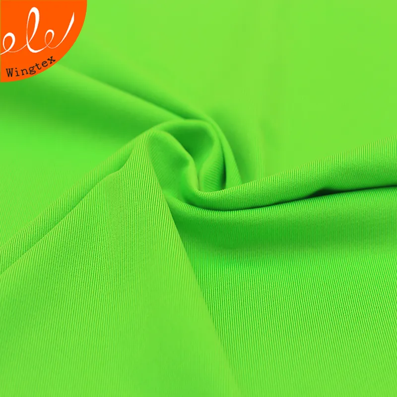 180g 92 polyester 8 spandex knit single jersey fabric for sportswear