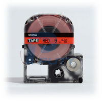 Ruban d'étiquettes 12mm*8M LC-4WBN/SS12KW 100% compatible pour imprimantes LW-1000P, 700, 600P