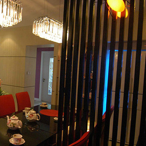75*50mm de madera Wpc y compuesto de Pvc 2 cuadrado hueco madera tubo Interior de partición de pared de la decoración - Product Image 2