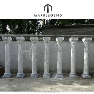 Décoratif extérieur En <span class=keywords><strong>Pierre</strong></span> Blanche <span class=keywords><strong>colonne</strong></span> romaine - Product Image 4