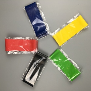 2018 Grosir Kualitas Tinggi Grosir Pita Resistensi Cetakan Logo Kustom Lateks 5 Tingkat Grosir Pita Resistensi <span class=keywords><strong>Loop</strong></span> Lateks - Product Image 3