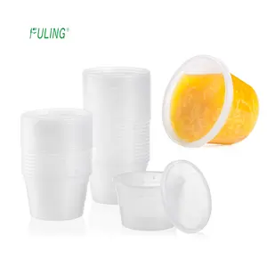 Prep Voedsel Opslag Containers Hoge Kwaliteit Pp Microwavable Wegwerp Deli Ronde 16 32 Oz Plastic Clear Soep Containers Te Gaan