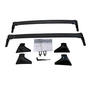 Barres transversales <span class=keywords><strong>de</strong></span> <span class=keywords><strong>toit</strong></span> en alliage d'aluminium Sunsing pour SUV avec porte-bagages pour <span class=keywords><strong>RAV4</strong></span> <span class=keywords><strong>2019</strong></span>+, haute capacité <span class=keywords><strong>de</strong></span> charge, certifiées CE, modèle noir 8133Y19-A - Product Image 2