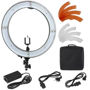 Ereise 18 Inch Vòng Ánh Sáng Cho Điện Thoại Điền Vào Ánh Sáng Đèn Flash Cho Nhiếp Ảnh 55W Ringlight Đèn