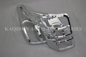 Vente chaude De Voiture chrome auto chrome et noir feu arrière couverture de voiture accessoires pour TRITON L200 - Product Image 3