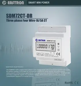 Eastron 高品质 SDM72CT-DR ct kwh 表 3 相 4 线电能表
