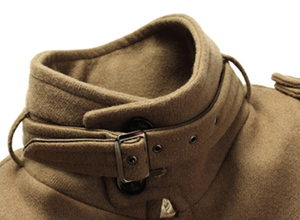 Cappotto <span class=keywords><strong>Lungo</strong></span> da <span class=keywords><strong>Uomo</strong></span> Elegante e alla Moda in Lana Double Face di Alta Qualità - Product Image 5
