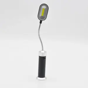 Clover-Lámpara de barbacoa para acampar al aire libre, 360 grados, Flexible, con cuello de cisne, base magnética COB, accesorios flexibles para barbacoa, luz led para parrilla