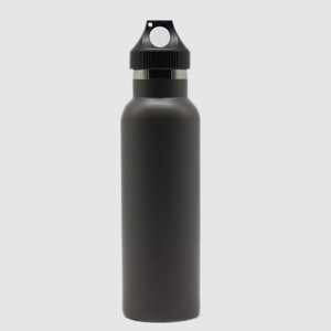 Classique 18 oz <span class=keywords><strong>Schiste</strong></span> <span class=keywords><strong>Noir</strong></span> w/Bouchon Sport En Acier Inoxydable Bouteille D'eau - Product Image 2