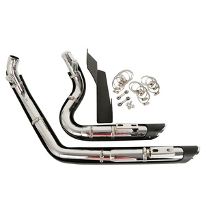 Bouclier thermique d'échappement de coups courts décalés de XF2906C10-B pour Harley Sportster XL 883 1200 04-13 - Product Image 4