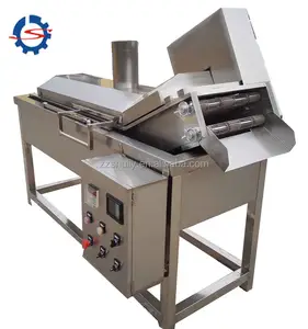 Continous friteuse für gebraten huhn Stainless stahl kartoffel chips braten maschine Banana chips kontinuierliche friteuse preis