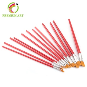 10 piezas de arte óleo acuarela punta redonda pelo comadreja artista acrílico rush - Product Image 4