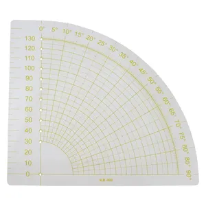 DIY Patchwork tool Sewing Fan Ruler with Protractor #KR-900