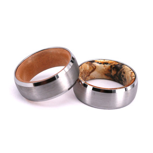 新しいTHXジュエリー ベストフレンズフォーエバー 貴重な石とタングステンを組み合わせたアメジストタングステンのおしゃれなユニセックスの親友リング - Product Image 2