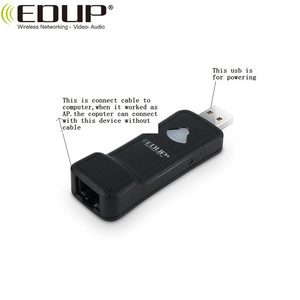 EDUP EP-2911S 300Mbps Tv Với Wifi Usb Adapter Thu Vệ Tinh H-d Video Tv Box Full H D 1080P Xbmc Av/Rj45 - Product Image 4