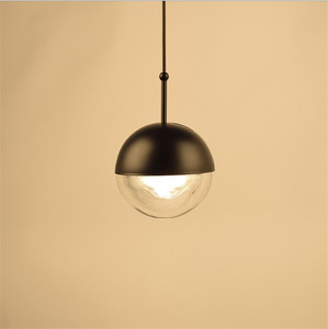 Arte Decorativo moderno forma de <span class=keywords><strong>la</strong></span> bola <span class=keywords><strong>rosa</strong></span>/oro/negro Metal cubierta colgante de luz para el restaurante - Product Image 4