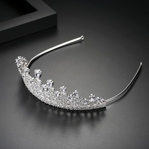 LUOTEEMI — serre-tête <span class=keywords><strong>d</strong></span>écoratif de luxe pour <span class=keywords><strong>demoiselle</strong></span> <span class=keywords><strong>d</strong></span>'<span class=keywords><strong>honneur</strong></span>, bandeau de cheveux avec strass, diadème - Product Image 5