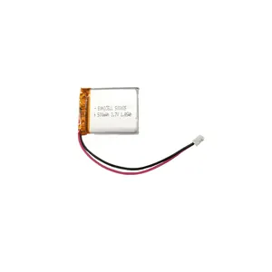 Eunicell 锂离子聚合物充电电池 3.7 V 503035 容量 500 mAh 1.85Wh 适用于 Mp3 MP4 MP5 GPS DIY