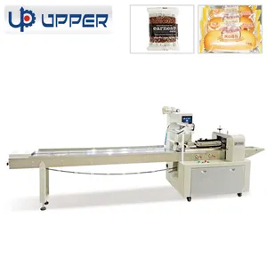 bakery wrapping pillow packing bread commercial food packaging equipment machine