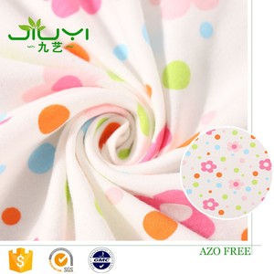 Barato al por mayor 100% de algodón estampado de flores de punto interlock comparar tipos de tela de algodón - Product Image 1