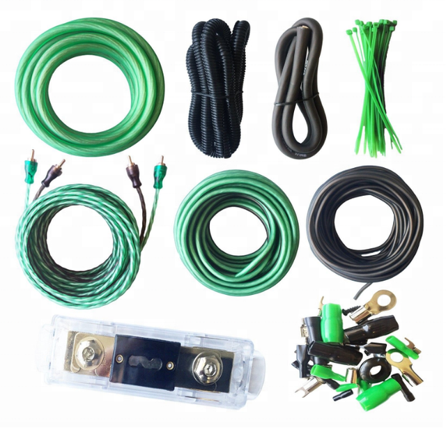 TRUE 4 Gauge OFC CCA Complete Amplifier Installation Wiring Amp Kit for Car Audio