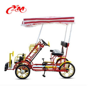 Bicicleta Surrey Cuádruple para 2 Personas/Bicicleta Tándem con Marco <span class=keywords><strong>de</strong></span> Aluminio/Bicicleta Cuádruple Surrey para Turismo - Product Image 2