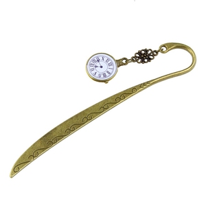 Segnalibri 3D a Forma di Foglia con Clip Magnetica, Regalo Aziendale Personalizzato in Metallo Placcato Bronzo - Product Image 3