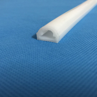 US-N0915 Néon Flexible Laiteux Conduit tube de silicone diffuseur tuyau En Caoutchouc Led Profilé pour la bande menée