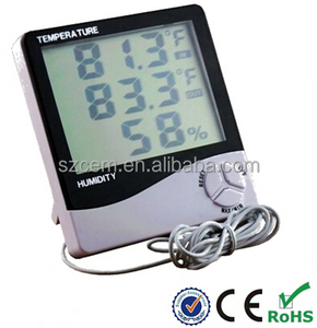 DTH-12 デジタル室内温度計湿度計 温度湿度計 ケーブル付き - Product Image 1