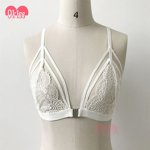 Blanco Las Mujeres Ropa Interior de Encaje Super Suave Sexualidad Madura Bustier - Product Image 5