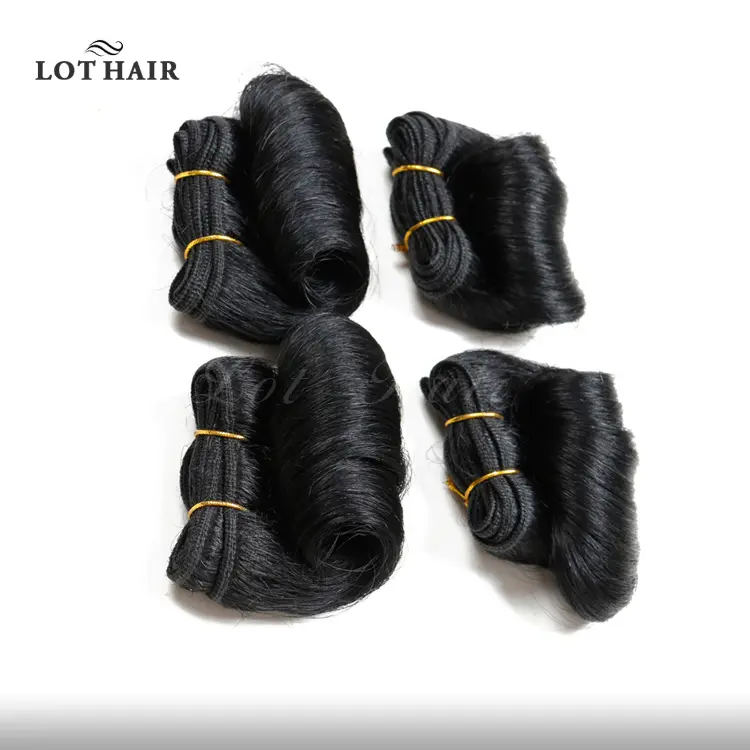 Tissage de cheveux 100% naturels, cheveux humains vierges, coupe courte afro b, 6-8 pouces