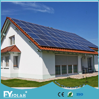 Système hybride complet éolien et solaire de 2000 W pour usage domestique hors réseau