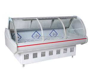 Supermercati display cabinet/showcase/chiller frigorifero/frigorifero/frigorifero/<span class=keywords><strong>frigo</strong></span>/dispositivo di raffreddamento contatore per acqua dolce a base di carne/carne di manzo - Product Image 3