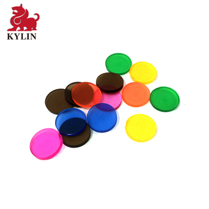 Venta a granel de discos acrílicos de plástico de colores duros piezas de juego para fichas y otros <span class=keywords><strong>juegos</strong></span> de mesa - Product Image 6