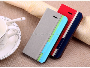 Mélanger la couleur étui en cuir avec fente pour carte personnaliser cas pour <span class=keywords><strong>Wiko</strong></span> arc - en - 4 G - Product Image 4