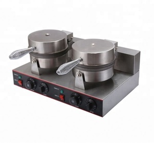 Máquina para Hacer Waffles Rotatoria de Doble Cabezal Comercial con Certificación CE y Otra Maquinaria para Procesamiento de Alimentos - Product Image 3