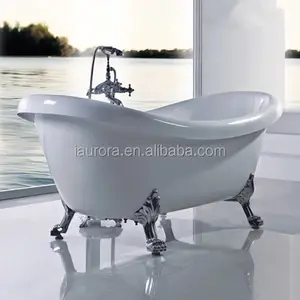 Freestanding Acrylic Bath Tub with Claw Feet