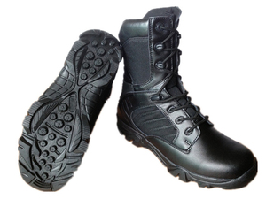 ZH, 8 Inch <strong>Security</strong> Tactical <strong>Boots</strong> Anti-shock Rubber Outsole Outdoor Hiking <strong>Boots</strong> HSM133 - Product Image 4