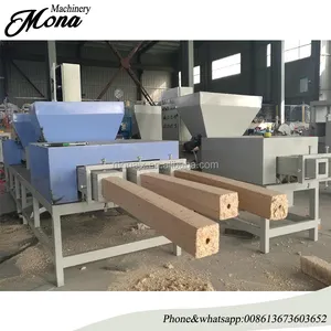 Máquinas de fabricación de bloques de madera comprimida, máquina de bloques de chip de madera