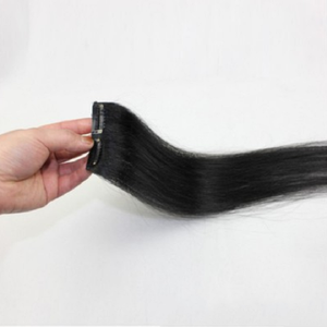 Top qualité vente chaude couleur naturelle pas cher d'origine brésilienne <span class=keywords><strong>sans</strong></span> soudure <span class=keywords><strong>clip</strong></span> en extensions de cheveux humains - Product Image 4
