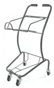 Chariot de courses à deux paniers de style japonais, chariots de courses à double panier pour le marché japonais - Product Image 4
