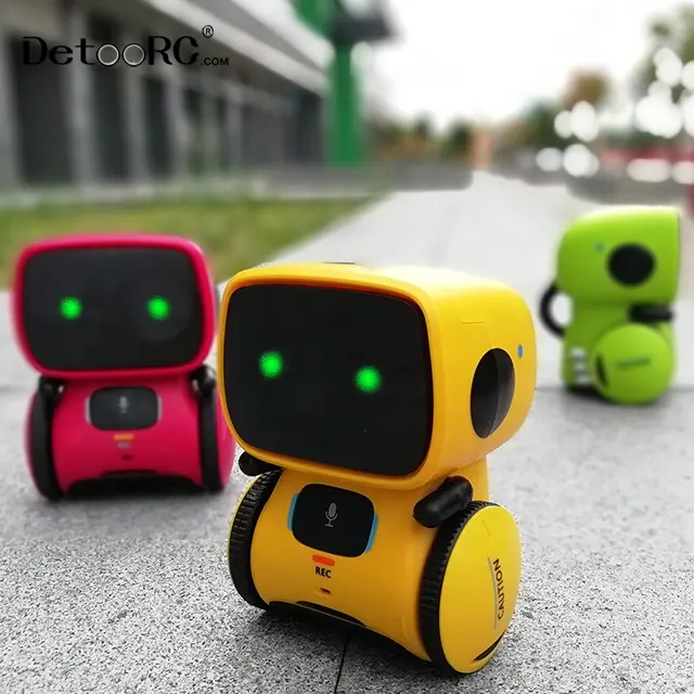 Detoo 2019 الروبوتات للأطفال الرقص التحكم الصوتي لعب لعبة تفاعلية لفتة الروبوتية الذكية ألعاب روبوتية