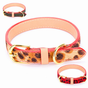 Collar de lujo personalizable para perro, con diseño de leopardo de crin, para entrenamiento de perros, productos para caminar, collares de cuero para perros - Product Image 3