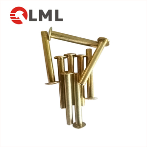 Plaque signalétique de rivets à tête <span class=keywords><strong>ronde</strong></span> en <span class=keywords><strong>laiton</strong></span> en métal non standard personnalisé pour charnières de poignées de couteau - Product Image 4