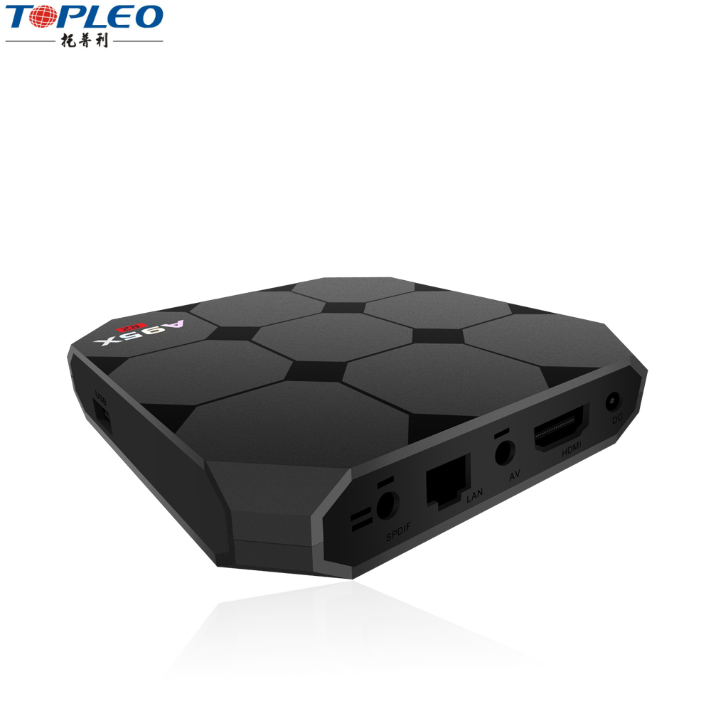 Últimas mayorista android 7.1 smart tv box A95X R2 receptor digital de satélite