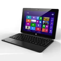 Tablette PC 2 en 1, 2 pouces, avec processeur Quad Core windows 10, clavier amovible, 2 go + 32 go, vente directe d'usine, 10.1