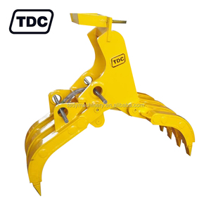 mini excavator used attachment, mini mechanical log grapple for sale