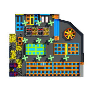 Vuông Lớn Trong Nhà nhảy thương mại trampoline pad - Product Image 2